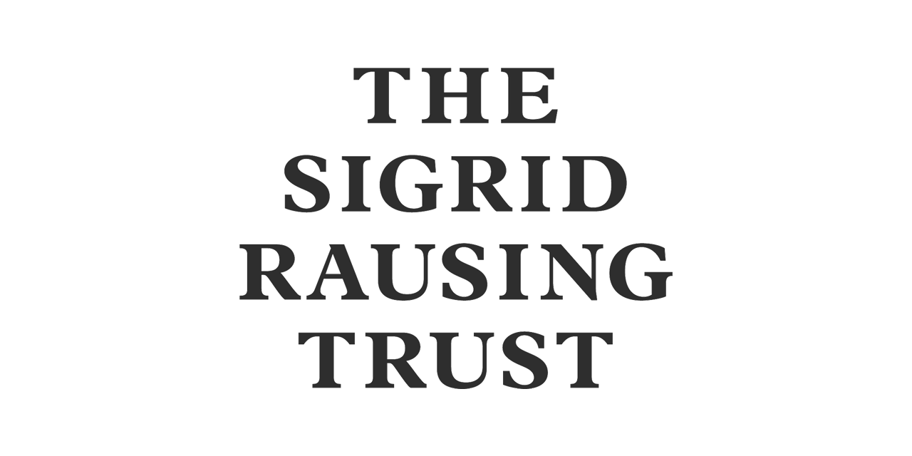 Supported by The Sigrid Rausing Trust (logo)