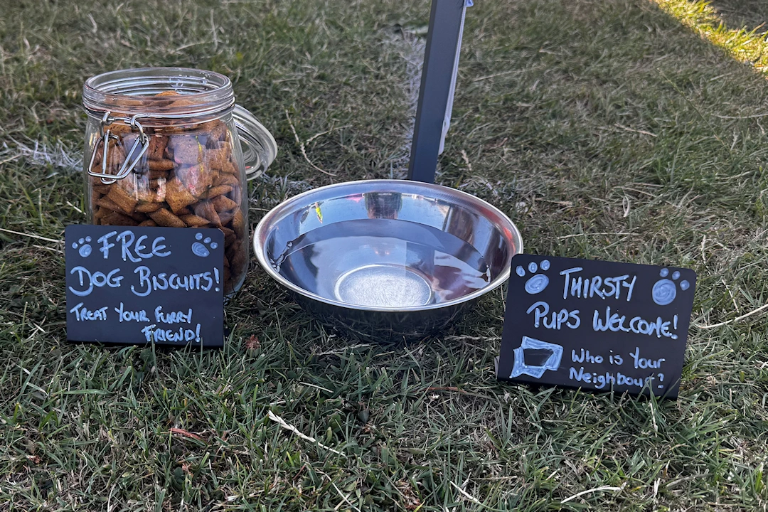 event freebies for furry friends! [photograph]