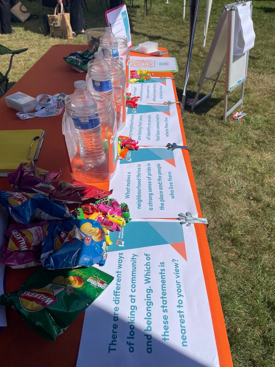 our stand at an event this summer [photograph]